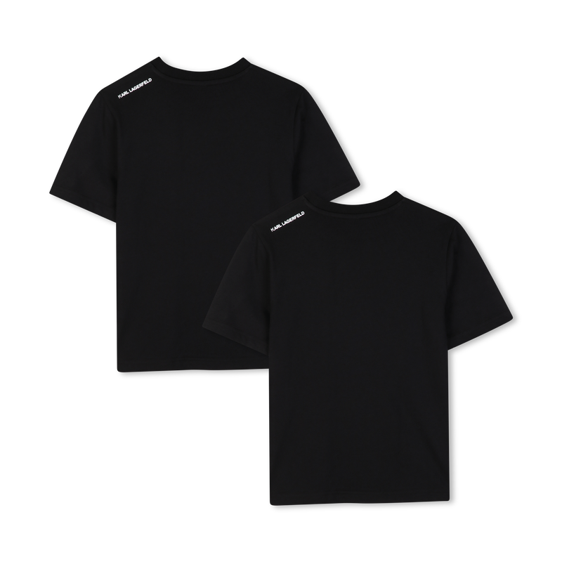 LOT DE 2 T-SHIRTS MANCHES COURTES KARL LAGERFELD KIDS 
                        GARCON