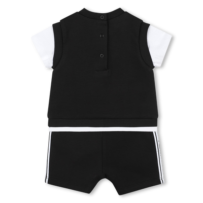 Combinaison bicolore siglée KARL LAGERFELD KIDS GARCON