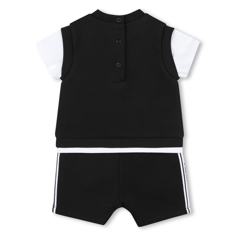 Combinaison bicolore siglée KARL LAGERFELD KIDS 
                    GARCON