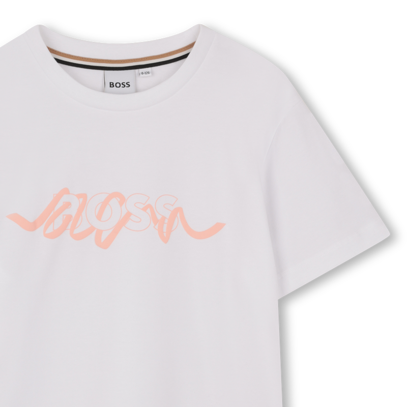 TEE-SHIRT MANCHES COURTES BOSS 
                        FILLE