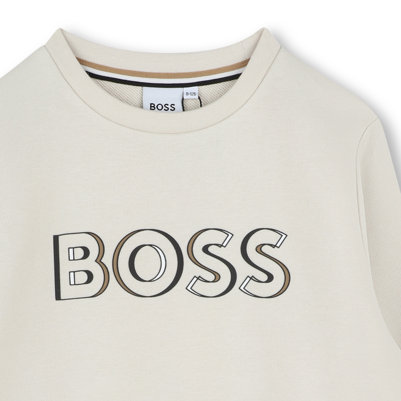 Sweat-shirt molletonn&eacute; BOSS 
                        GARCON