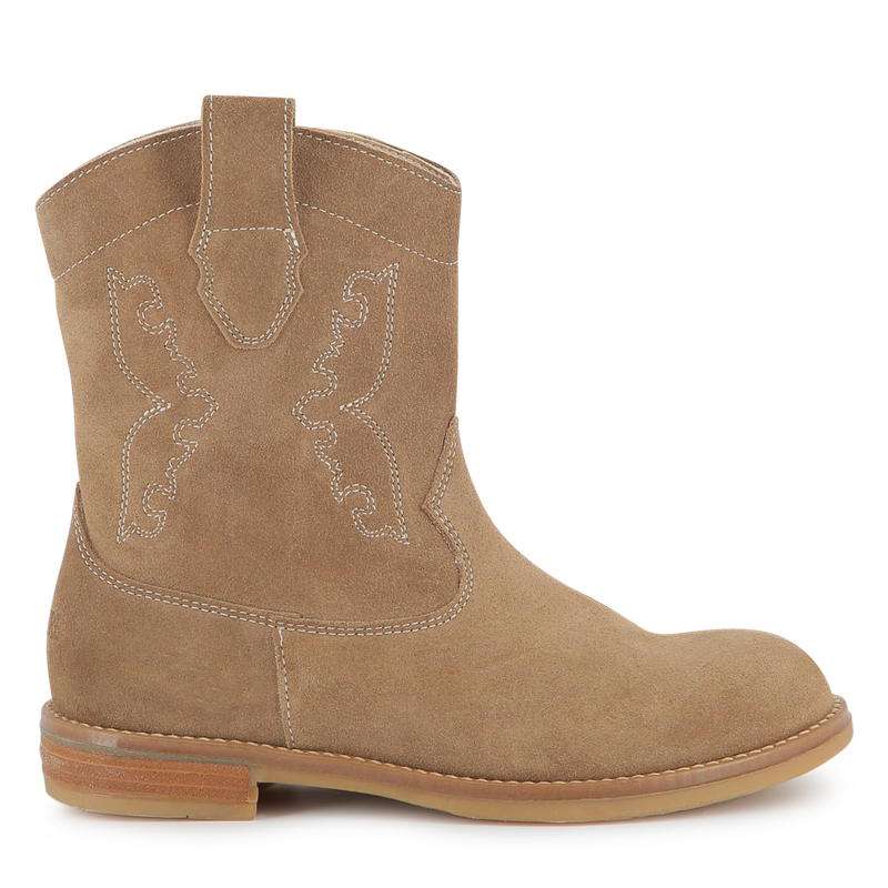Bottines western en cuir de vachette ZADIG & VOLTAIRE 
                    FILLE