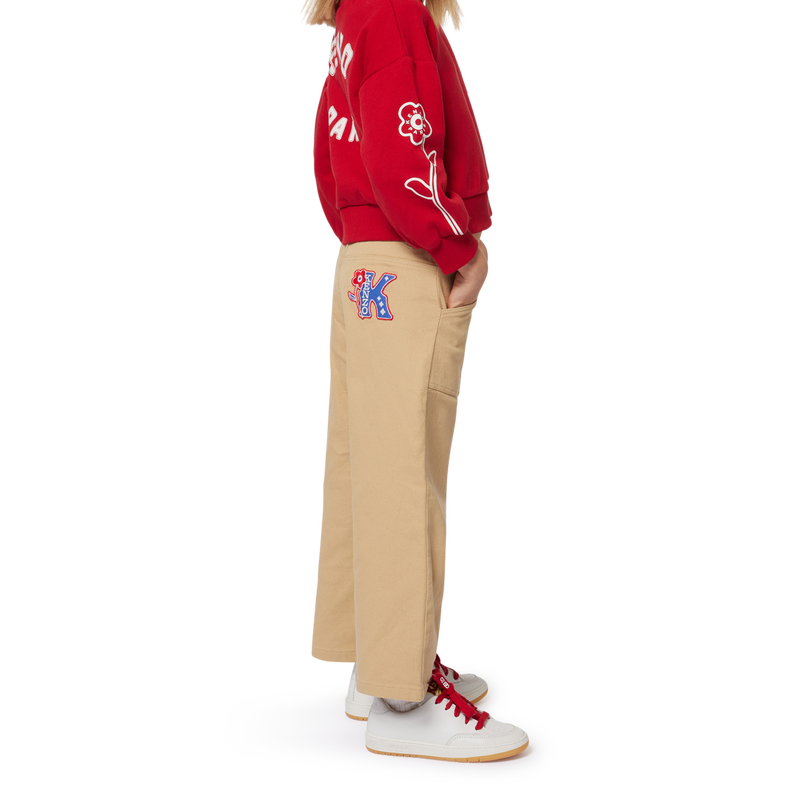 Sweat-shirt molletonn&eacute; coton KENZO KIDS 
                        FILLE