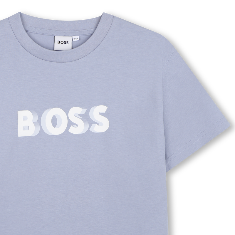 ENSEMBLE T-SHIRT + BERMUDA BOSS 
                        GARCON
