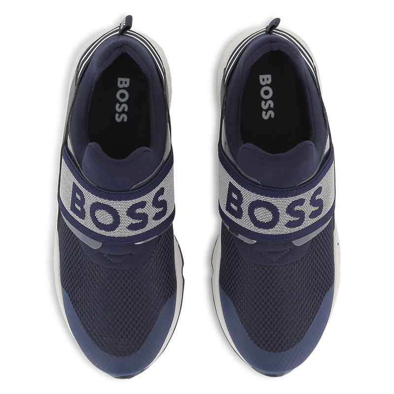 BASKETS EN CUIR DE VACHETTE BOSS 
                        GARCON