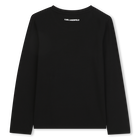 T-shirt &agrave; manches longues KARL LAGERFELD KIDS 
                    FILLE