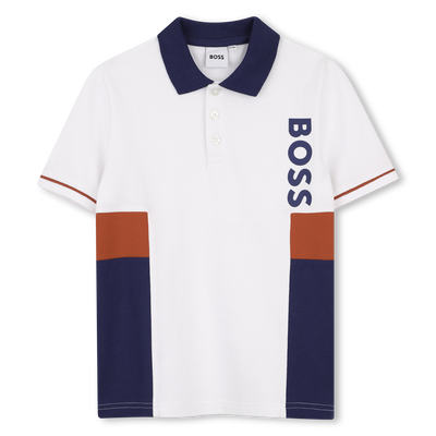 POLO MANCHES COURTES BOSS GARCON
