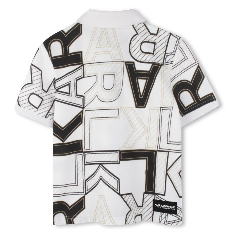 Polo à manches courtes KARL LAGERFELD KIDS 
                    GARCON