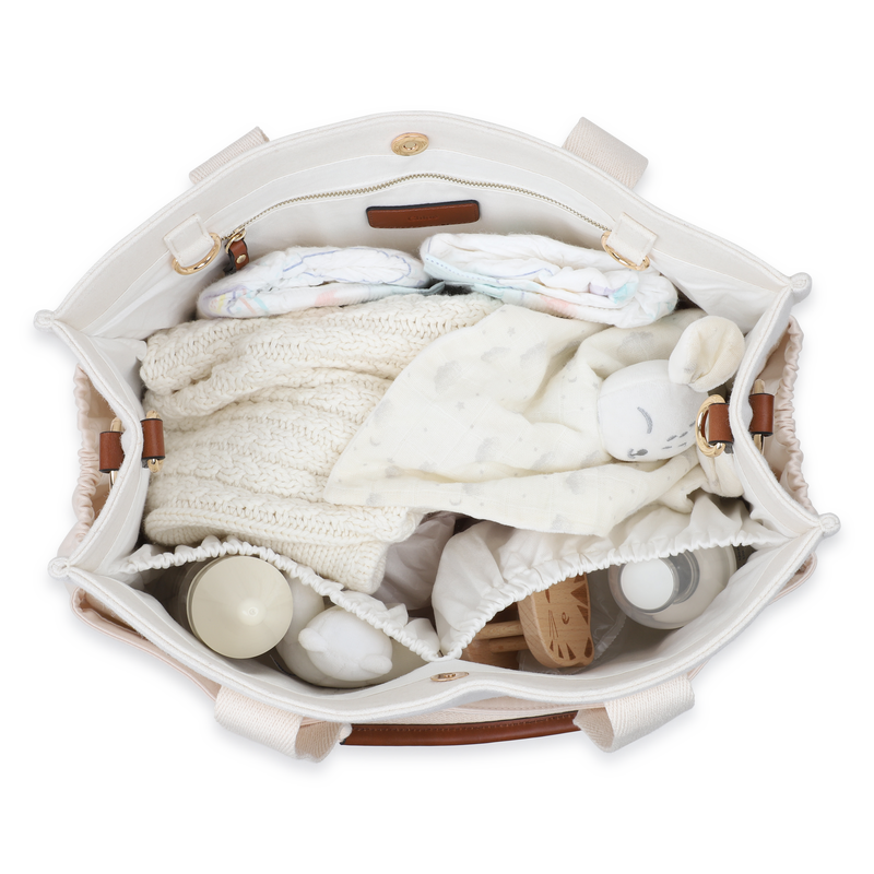 Sac à langer bi-matière CHLOE 
                        FILLE