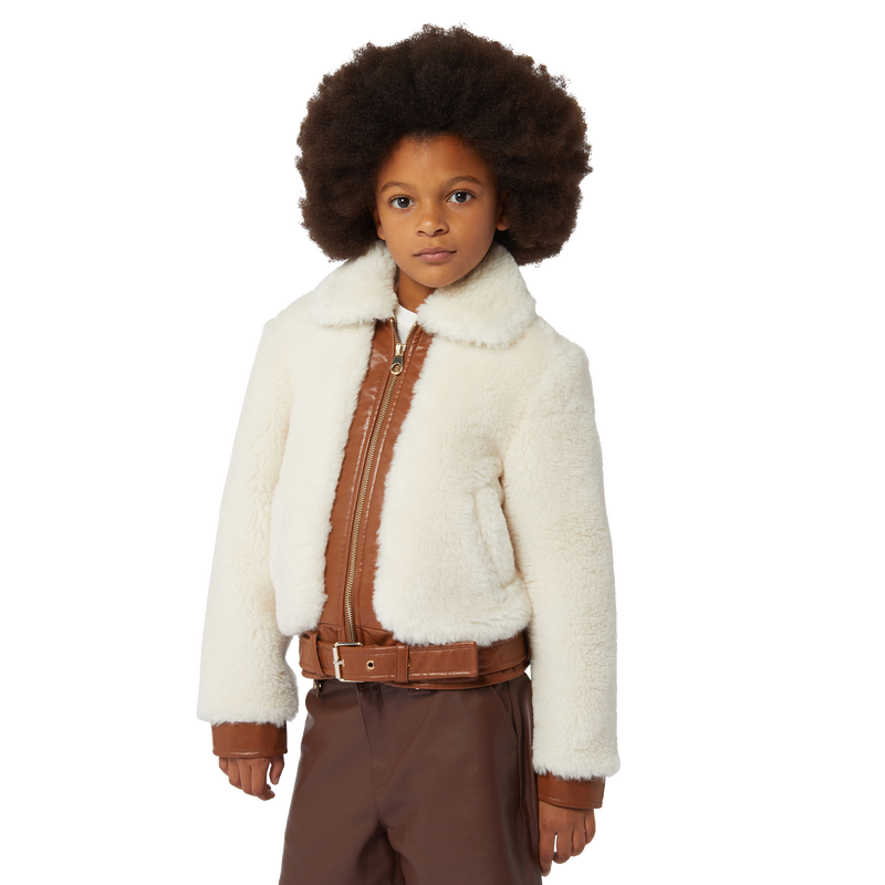 Blouson en tissu peluche CHLOE 
                    FILLE