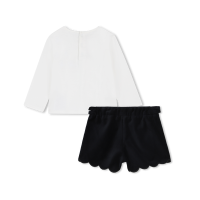 Ensemble short et tee-shirt CHLOE FILLE