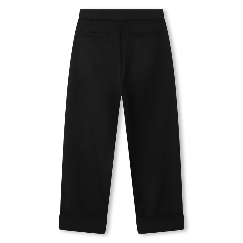 Pantalon à pinces et revers
