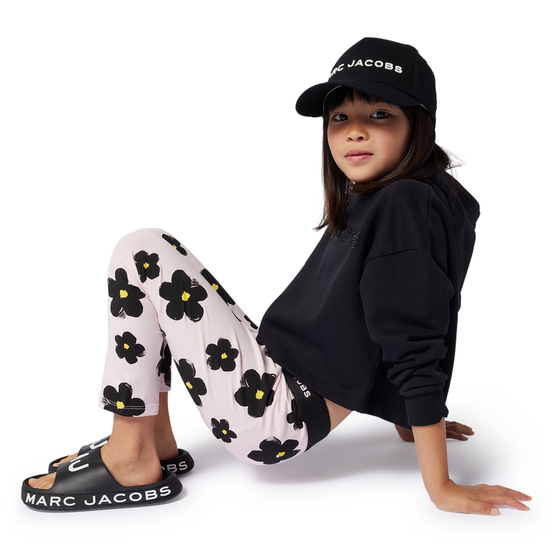Sweat-shirt court molletonn&eacute; MARC JACOBS 
                        FILLE