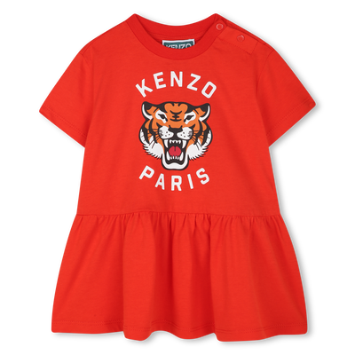 Robe &agrave; manches courtes KENZO KIDS FILLE