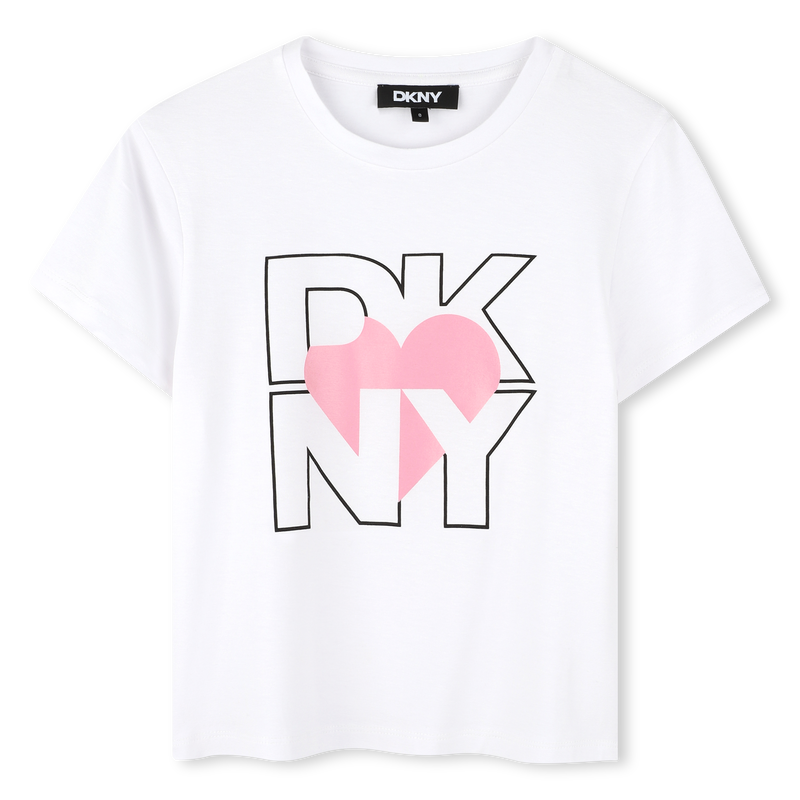T-shirt &agrave; manches courtes DKNY 
                        FILLE