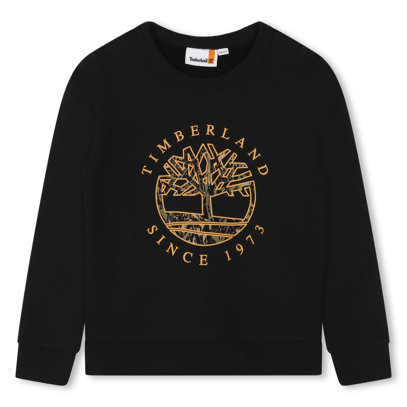Sweat-shirt en molleton gratt&eacute; TIMBERLAND 
                        GARCON
