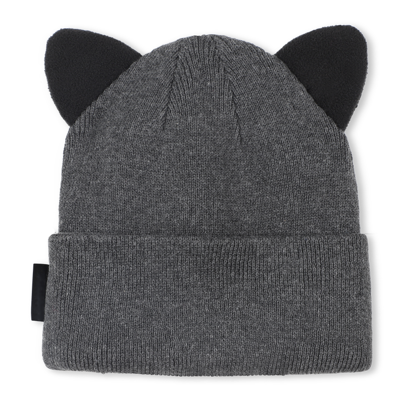 Bonnet tricot à oreilles fantaisie KARL LAGERFELD KIDS 
                    FILLE
