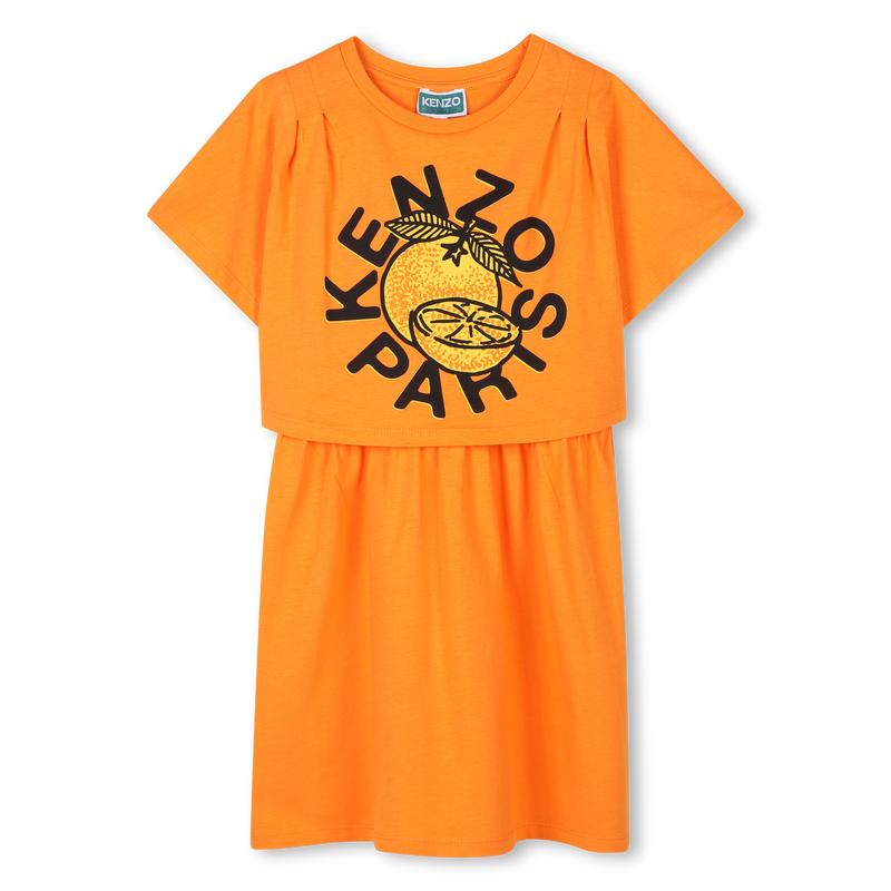 Robe 2-en-1 avec imprimé KENZO KIDS 
                    FILLE