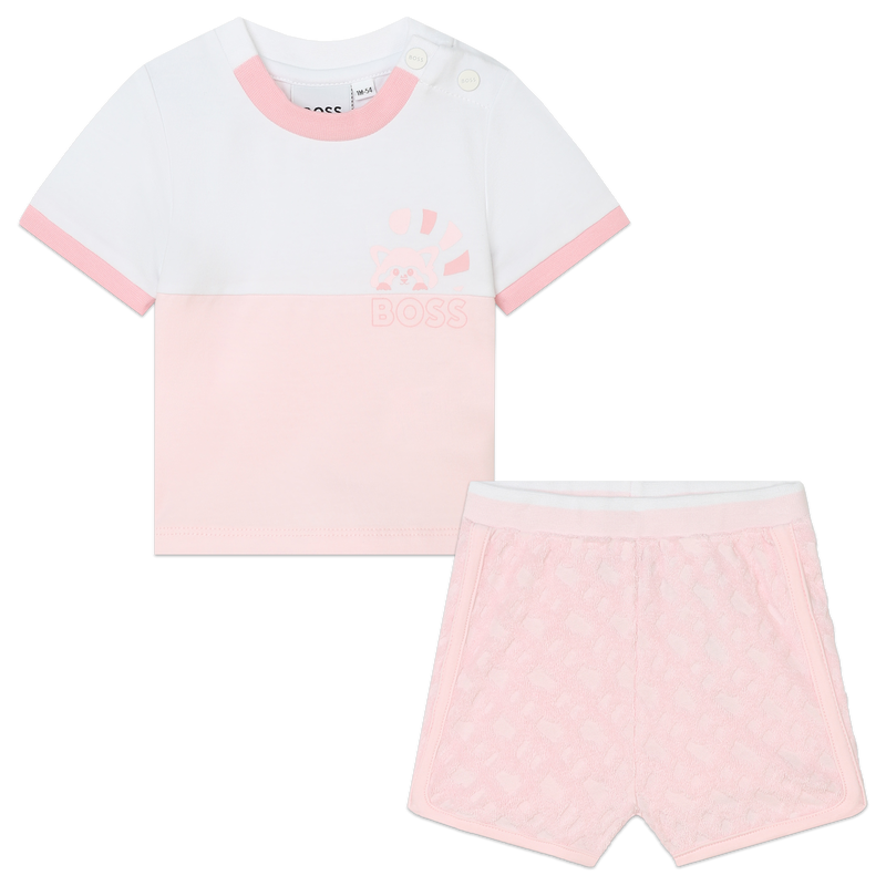 Ensemble short et T-shirt BOSS 
                    FILLE
