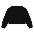 Sweat-shirt court en molleton MARC JACOBS 
                    FILLE