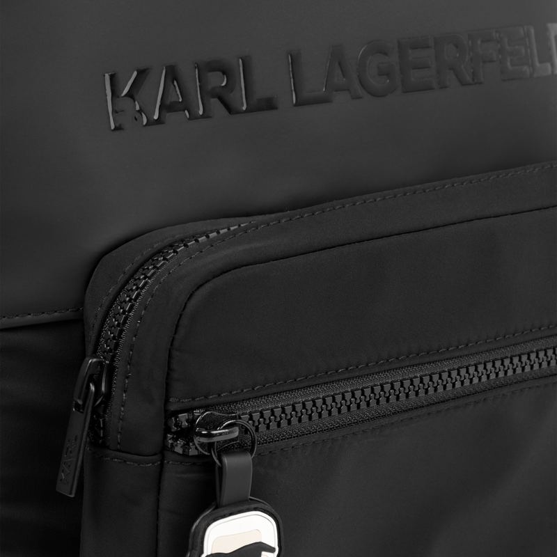 Sac à dos avec sigle en relief KARL LAGERFELD KIDS 
                    GARCON