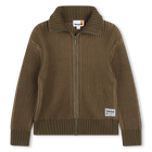 Cardigan zipp&eacute; en tricot TIMBERLAND 
                    GARCON