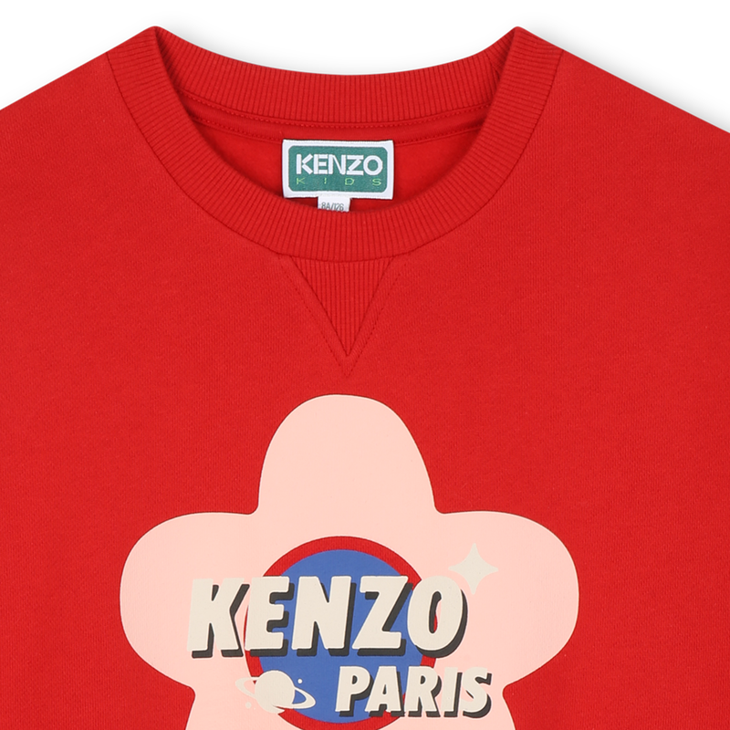 Sweat en molleton non gratté KENZO KIDS 
                    FILLE