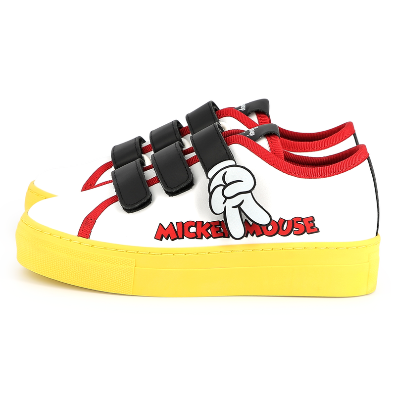 Baskets en cuir à fermeture par bandes auto aggrip THE MARC JACOBS 
                    GARCON