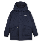 Parka &agrave; capuche, BLEU CARGO, hi-res