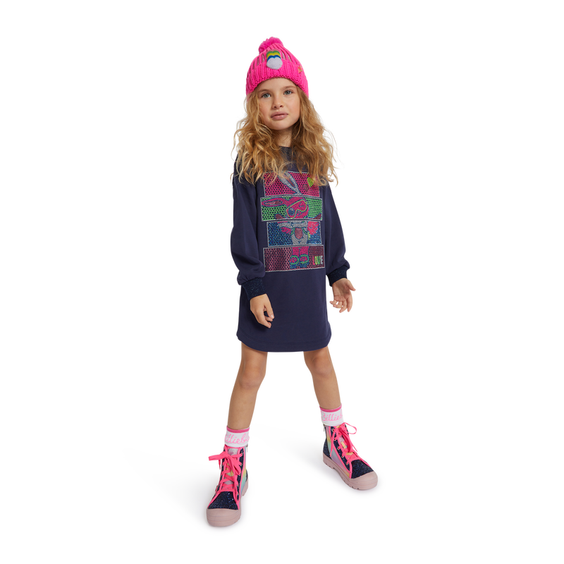 Robe molletonnée strassée BILLIEBLUSH 
                    FILLE