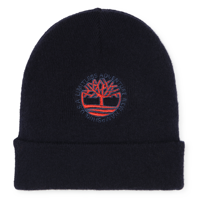 Bonnet brod&eacute; en tricot TIMBERLAND 
                        GARCON