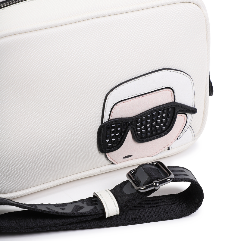 Sac à main réglable avec badge KARL LAGERFELD KIDS 
                    FILLE