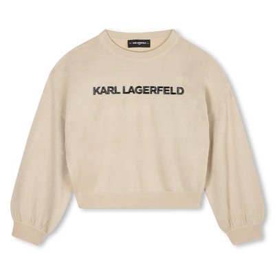 Pull en tricot KARL LAGERFELD KIDS FILLE