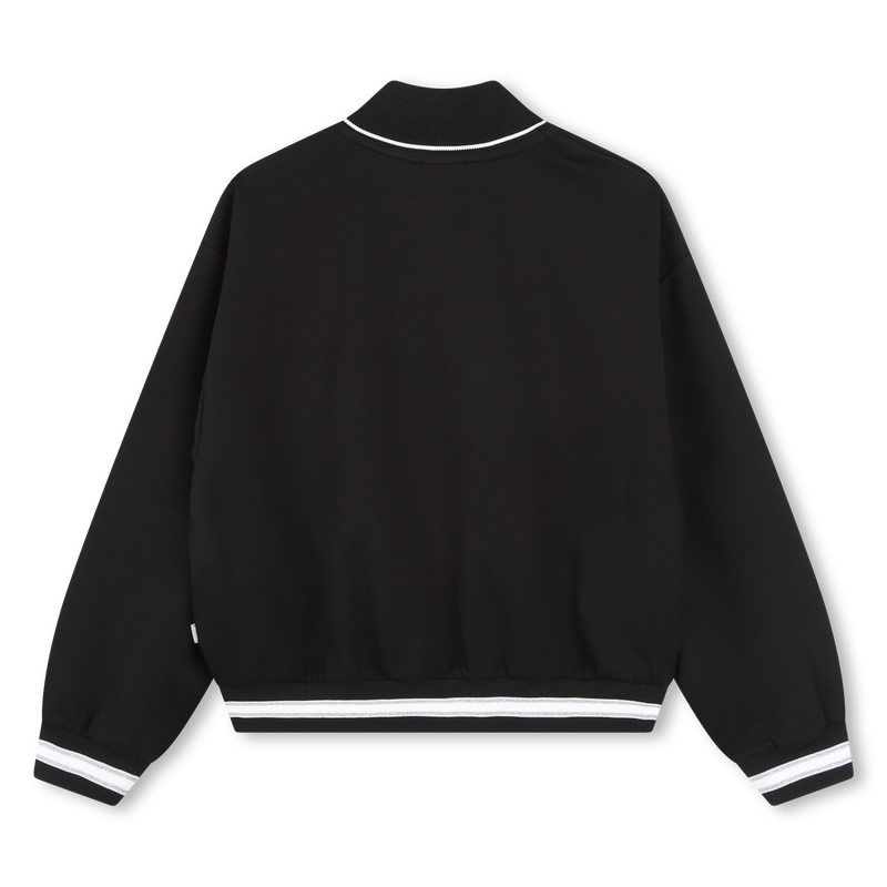 Cardigan brod&eacute; avec rayures BOSS 
                        FILLE