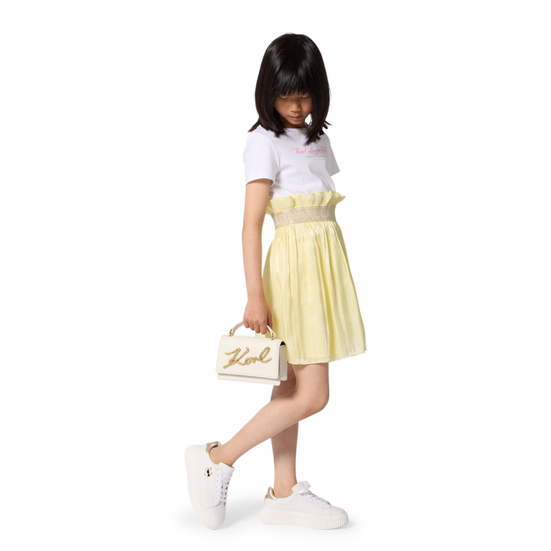 ROBE MANCHES COURTES BI-MATIERE KARL LAGERFELD KIDS 
                        FILLE