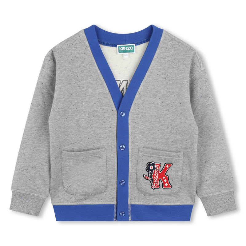 Cardigan molletonné fantaisie KENZO KIDS 
                    GARCON