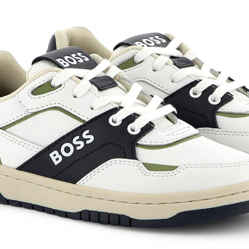 Baskets lacées bimatières BOSS 
                    GARCON