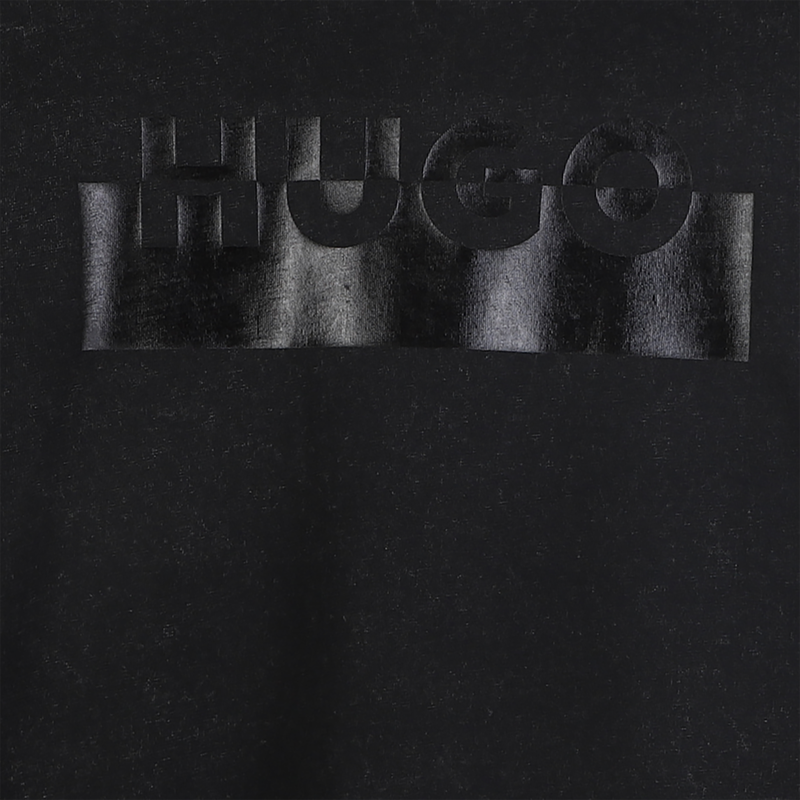T-shirt &agrave; manches courtes Hugo 
                        FILLE