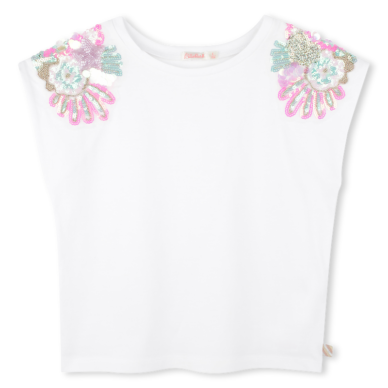 T-shirt à épaules ornées de sequins BILLIEBLUSH 
                    FILLE