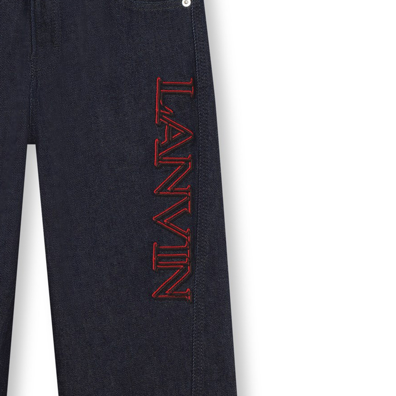 Jean avec sigle brodé LANVIN 
                    GARCON