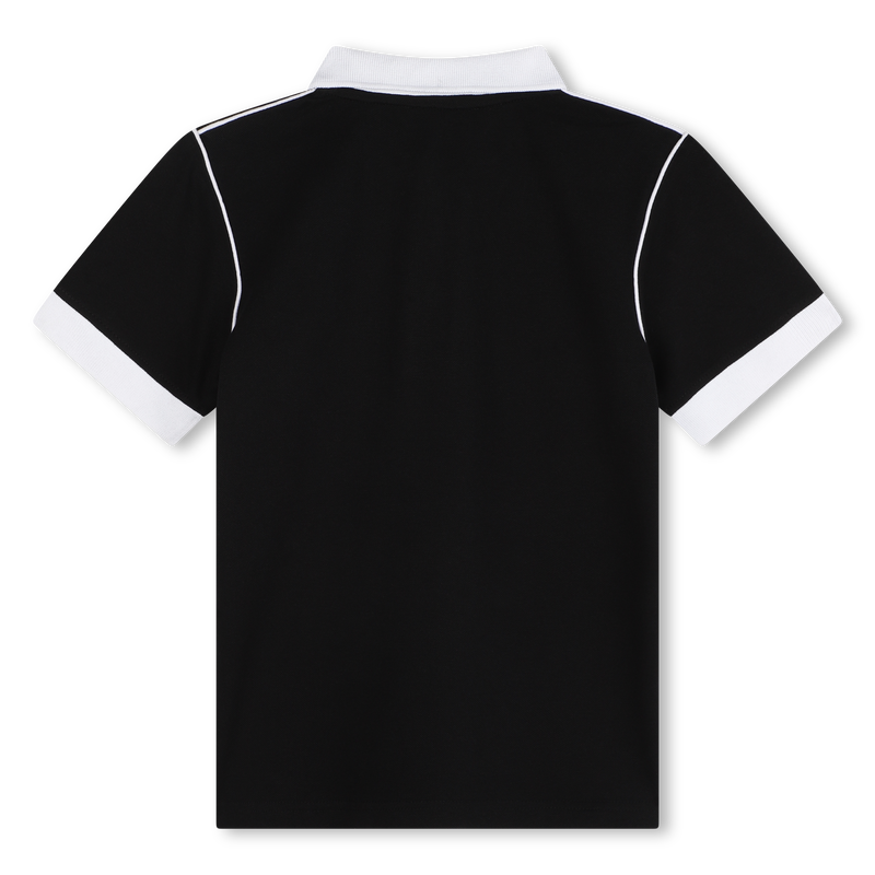 Polo boutonn&eacute; bicolore DKNY 
                        GARCON