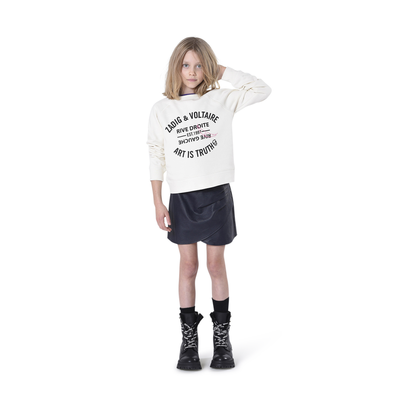 Jupe fermeture zippée ZADIG & VOLTAIRE 
                    FILLE