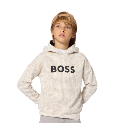 Sweat-shirt &agrave; capuche BOSS GARCON