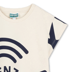 T-shirt en molleton &agrave; imprim&eacute;s KENZO KIDS 
                    FILLE