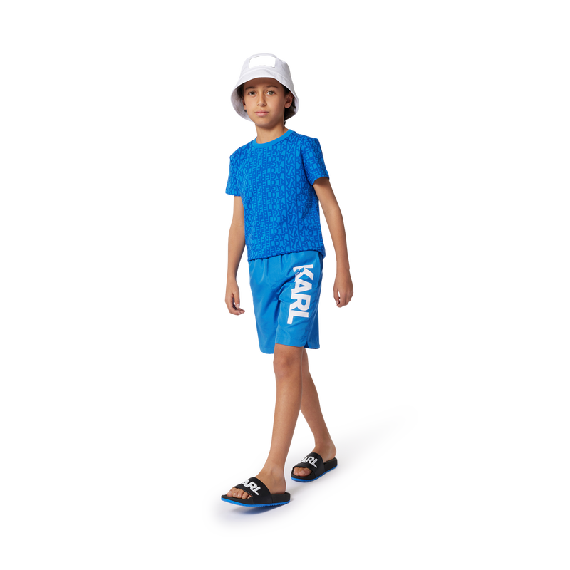 Short de bain imprimé KARL LAGERFELD KIDS 
                    GARCON