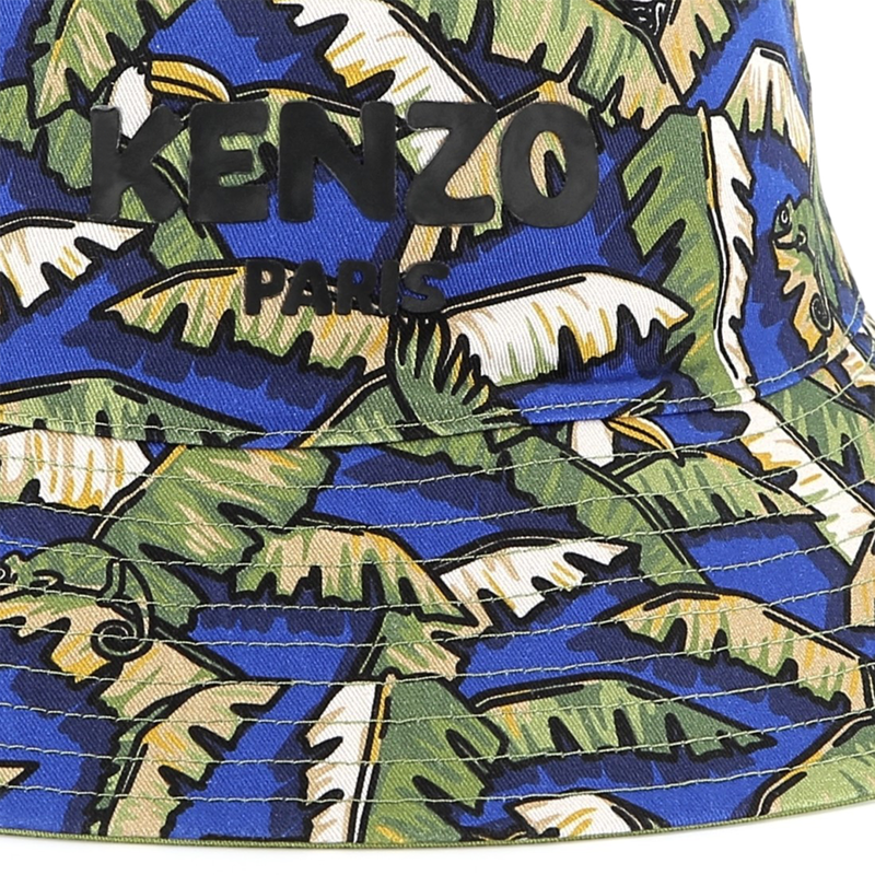 Bob réversible en coton KENZO KIDS 
                    UNISEXE