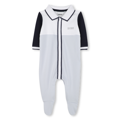 Pyjama tricolore &agrave; col polo BOSS GARCON