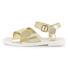 Sandales cuir de vachette KARL LAGERFELD KIDS 
                    FILLE