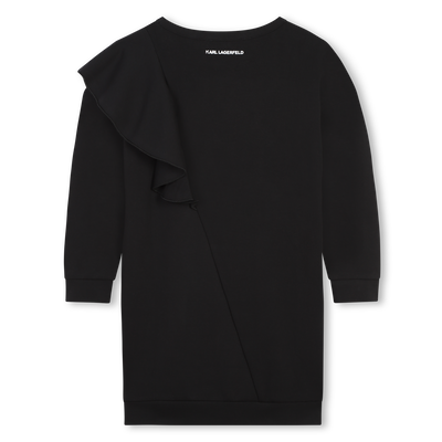 Robe droite avec volants KARL LAGERFELD KIDS FILLE