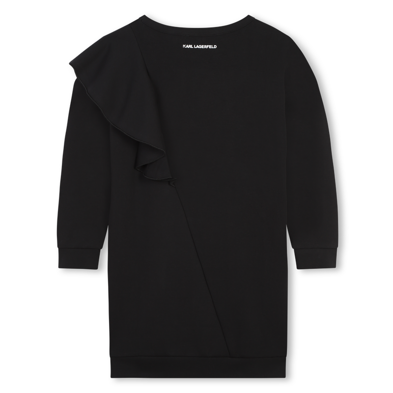 Robe droite avec volants KARL LAGERFELD KIDS 
                        FILLE